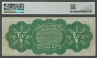 1863  5 Large Size Legal Tender Pmg Xf 40 United States Note 