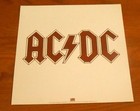 Ac dc Fly On The Wall Poster Flat 2-sided 1985 Promo 12x12