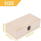 2pcs Wooden Box With Hinged Lid Small Wooden Box Vintage Wood Box Wooden Storage