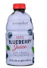  2 Pack  Antioxidant Solutions 100  Blueberry Juice Not From Concentrate   