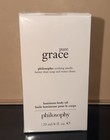 Philosophy Pure Grace 3 Pc Gift Set Edt 2 Oz Body Emulsion 32 Oz Body Scrub New