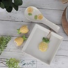 Salt And Pepper Shaker Ceramic Stovetop Set With Napkin Holder And Spoon Rest