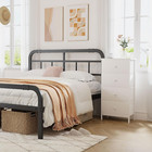 Boluo Small White Dresser For Bedroom 4 Drawer Dressers   Chests Of Drawers