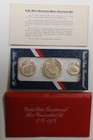 1976-s 40  Silver Us Mint 3 Coin Uncirculated Set Complete W  Coa Ogp