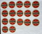 Set Of 17 Vintage Heineken Bier Beer Coasters Mat Amsterdam 1982 Football Soccer