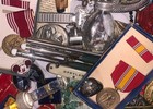Nice No Junk Drawer Mixed Lot Vtg Jewelry Toys Coins Pens Buttons Military More