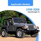 Trailer Wiring Harness 4-pin Plug   Play Compatible With Jeep Wrangler Tj 1998-2