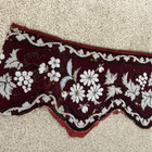 Gorgeous  Antique Victorian Beadwork  Needlepoint Pelmet 78    By 10   