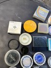 Vintage Lot Of Assorted Camera Filters And Cases Tiffen  Vivitar