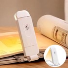 Usb Rechargeable Clip On Book Led Light Dimmable Lamp For Reading In Bed 