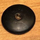 Large  Antique Black Glass Stag In The Woods Button  Dec  1880 Patent  Deknatel