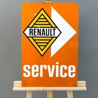 Renault Service Garage Heavy Metal Sign     40    60 Cm  15 7       23 6    