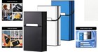 Elegant Aluminum Cigarette Holder Case For 100s - 3 Pack With Magnetic Closure