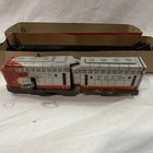 Vintage Tin Windup Train Super Express Htc Made In Japan W  Box Ho Track 1948