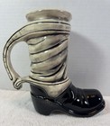 Vintage Mccoy Pottery Cowboy Boot W  Spur Vase Planter Stein 6039 Usa 8 25   