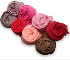 6x3 Ft Cotton Women Viscose Maxi Crinkle Cloud Hijab Scarf Shawl Islam Muslim