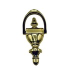 Vintage Brass Door Knocker Small   Miniature Size Heavy With Screws
