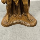 Coco Joe s King Kamehameha Hapa Wood Statues Vintage 7 5  Hawaii Tiki Hw134