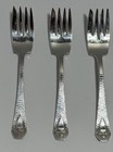Lot Of 12 - 6    Silverplate Salad Forks - 1847 Rogers Bros - Heraldic