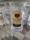 Bacardi Oakheart Rum Stein-14 Oz Beer Mug  Heavy Glass Drinking Stein spiced Rum