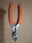 Snap-on Tools Usa New Orange Soft Grip 7  Wire Stripper Cutter Crimper Pwcs7acf
