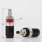 Gold   Rhodium Plated Binding Post For Hifi Speaker Socket Female Terminal   4pcs   