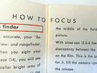 Kodak Retina Iia Camera Instruction Manual  and How To Use It  - Germany 1954