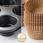 2 Pack Jumbo Muffin Pan With 50 Cupcake Liners  Extra Large 6 Cup Nonstick Ca   