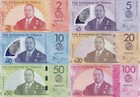 Tonga 2-100 Pa anga 2023 P 50-55 Paper Polymer Unc Set 6 P Match Low No  181 W f