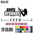 Panty Pantie Dropper Funny Diecut Vinyl Window Decal Sticker Car Truck Suv  j122
