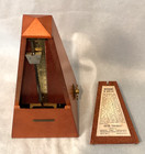 Vintage Mahogany Seth Thomas Wooden Pyramid-shaped  de Maelzel  Metronome