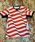 Nike Usa National Team Soccer Jersey Aero-fit Size M Red White Blue Navy