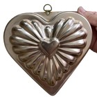 Heart Tin Gelatin Mold Wall Hanging Farmhouse Kitchen D  cor Copper Aluminum