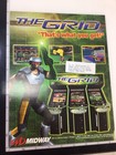 Original 2000 The Grid Midway Arcade Video Game Brochure Flyer 8 5   x11   
