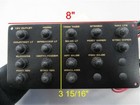 Push To Reset Breaker Panel 8  W X 3 15 16  H Black 8519310 Marine Boat 