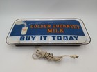 Vintage Lighted Golden Guernsey Milk Diary Sign