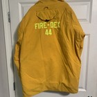 Yellow Fire-dex Turn Out Gear Fire Fighter Jacket Chest 44 Length 32 Sleeve 35