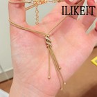 Italian 925 Sterling Silver Gold Plated Margherita Multi Strand Necklace