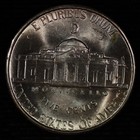 Jefferson Silver War Nickel  1943 D  Brilliant Uncirculated  Lot   9041-9-229