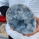 4 9lb Natural Blue Celestite Geode Quartz Crystal Mineral Specimen Healing