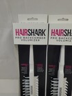 Lot Of 2 Hairshark 3-n-1 Volume Hair Brush Two-sided Backcombing scalp Brush New