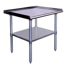Kratos Stainless Steel Kitchen Equipment Stand 24 x24  With Undershelf  Nsf