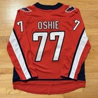 Washington Capitals Nhl Fanatics Breakaway Home Hockey Jersey Size L Tj Oshie