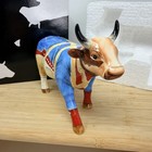 Cow Parade Revolutionary War Cow  7339 Westland 2004 With Box   Tag Figurine
