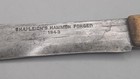 Vintage Shapleighs Old Hickory Butcher Knife 7  Hammer Forged Carbon Steel 1843