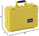 Condition 1 18  Medium Waterproof Hard Case With Foam  Model 801  Portable Prote