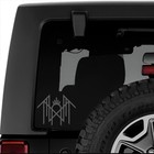 St Symbol Car Token Window Decal Waterproof Vinyl Decal Sticker