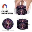 Herb Grinder 4-piece 2 0 Inch Large Metal Tobacco Crusher Colorful Magnetic Tree