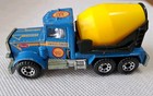 Vintage 1981 Matchbox Peterbilt Cement Mixer Semi Truck Mixer 1 80 Made In Macau