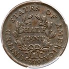 1804 C-8 R-1 Pcgs Xf 45 Spiked Chin Draped Bust Half Cent Coin 1 2c